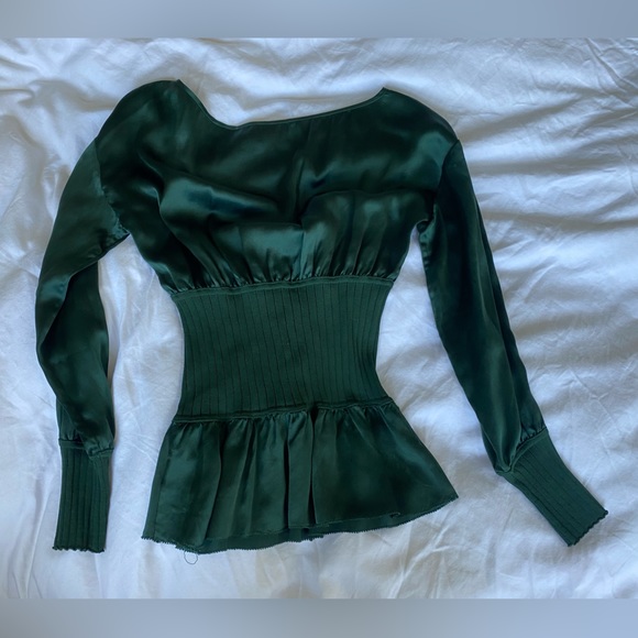 Wilfred Le Fou silk corset top - Picture 2 of 5